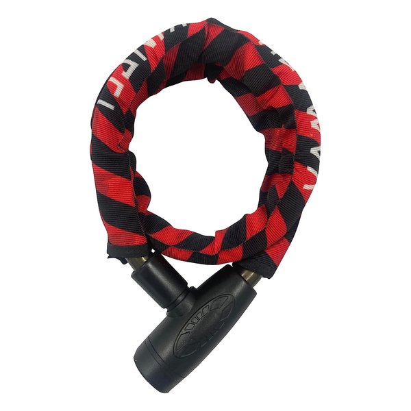 【25日は24時間限定クーポン配布】山城 YAMASIRO ヤマシロ山城謹製 バイク用ロック YKL006 スチールリンク 900 レッド YKL006SL-900RD(2567977)代引不可 送料無料