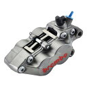 【9日20時〜限定クーポン!】Brembo ブレンボP4-40R アキシャル 4P キャリパー チタニウム レッドロゴ 右 φ30/34 取付ピッチ40mm 2...