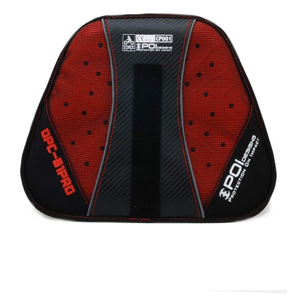 POiDESIGNS ピーオーアイデザインピーオーアイデザイン CHEST PROTECTOR CE レッド Lサイズ OPC-01-PRO/L-RD(2576612)代引不可 送料無料