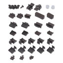 【5日は24時間限定クーポン配布】AINEX アイネックスコネクタカバー ゲーミングPC用 ブラック DC-023(2578599)