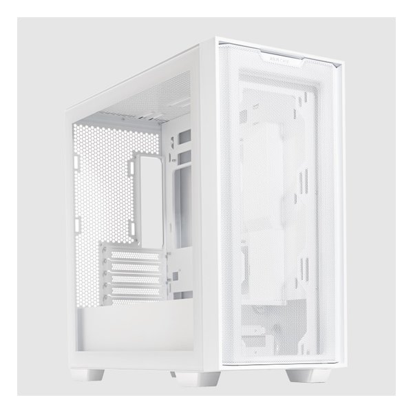 【20日は24時間限定クーポン配布！】ASUS エイスースPCケース メッシュ製ミドルタワーケース A21 ASUS CASE/WHT ホワイト Micro ATX A21ASUSCASEWHT(2579335)送料無料