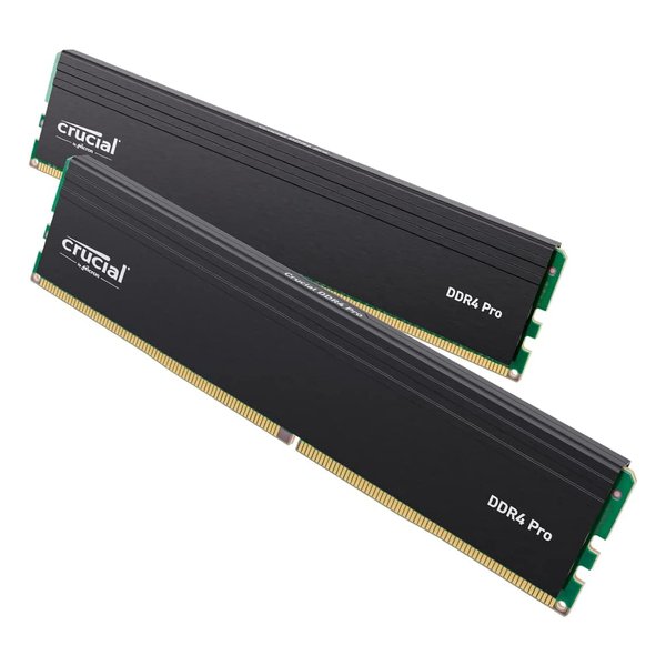 【18日は24時間限定クーポン配布！】crucial クルーシャルクルーシャル デスクトップ用 PCメモリ Pro DDR4-3200 UDIMM 32GB Kit 16GBx2枚 CP2K16G4DFRA32A(2575220)送料無料