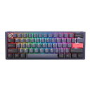 【20日は24時間限定クーポン配布】Ducky ダッキーメカニカルキーボード One 3 Cosmic Mini RGB Cherry Silver US配列 60%サイズ DK-ONE3-COSMIC-RGB-MINI(2578200)代引不可 送料無料