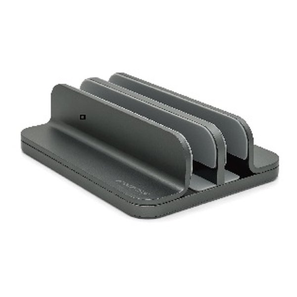 【20日は24時間限定クーポン配布】ARCHISS アーキスノートパソコンスタンド ダブル UPRIGHT STAND BY ME DOUBLE スペースグレイ AS-URBM2-DG(2580131)送料無料