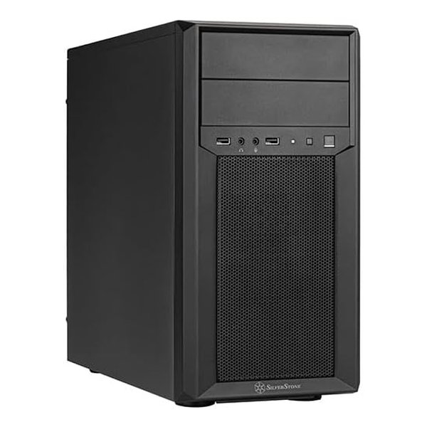 【18日は24時間限定クーポン配布！】SilverStone Technology シルバーストーンMicro-ATX ミニタワーケース SST-FA313-B-C(2569598)送料無料