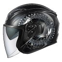 【9日20時〜限定クーポン!】OGK オージーケーオープンフェイスヘルメット エクシード ダークネス ブラックガンメタ M 57-58cm EXCEED DAR...