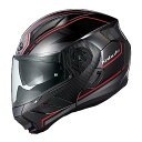 【9日20時〜限定クーポン!】OGK オージーケーシステムヘルメット リュウキ ビーム ブラックレッド S 55-56cm RYUKI BEAM ブラックレッド...