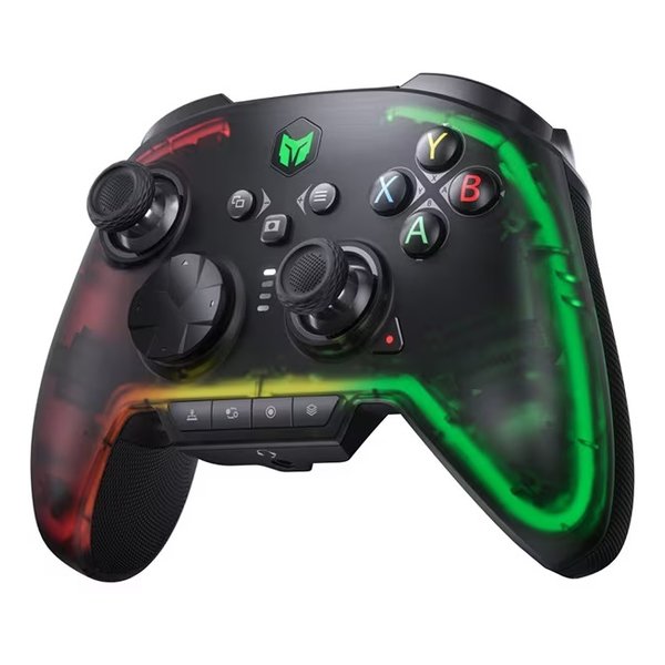 【15日は24時間限定クーポン配布！】BIGBIGWON ビッグビッグウォンゲーミングコントローラー RAINBOW2 Pro COMBO シースルーデザイン ジャイロ搭載 RAINBOW2_PRO_COMBO(2580176)代引不可 送料無料