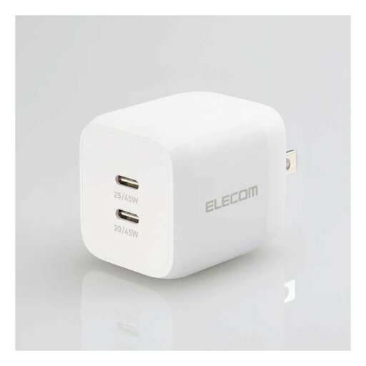 【6/1は24時間限定ポイントアップ&お得なクーポン配布!】ELECOM エレコムAC充電器 45W USB-C2ポート ホワイト MPA-ACCP4245WH(2581373)送料無料 【6/1は24時間限定ポイントアップ&お得なクーポン配布!】ELECOM エレコムAC充電器 45W USB-C2ポート ホワイト MPA-ACCP4245WH(2581373)送料無料