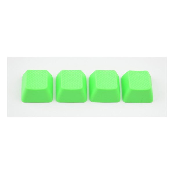 【5日は24時間限定クーポン配布】Tai-Hao タイハオBlank Rubber Gaming Keycaps-4 Keys 1u Neon Green R1 RUBBERKCBKNNGNR1(2548103)代引不可