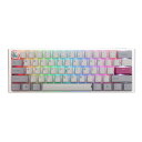 【8/1要エントリー抽選で最大1万ポイント】Ducky ダッキーOne 3 Mist Mini RGB Cherry Silver シルバー軸 有線 USB接続...