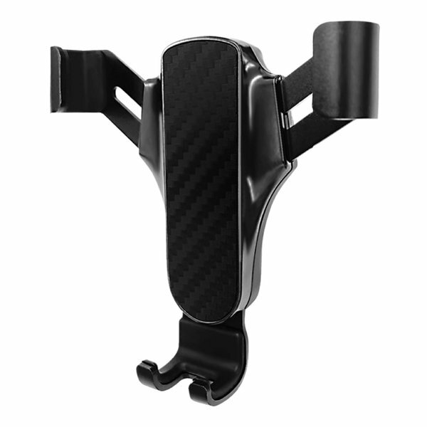 【30日限定クーポン配布】Kashimura カシムラ自重式スマホホルダー カーボン×ブラックメッキ AT-95 AT-95(2586860)代引不可