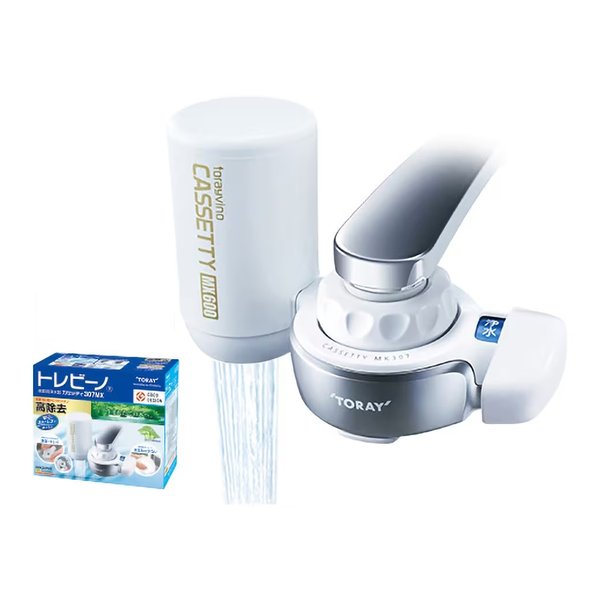 東レ TORAY浄水器 トレビーノ カセッティ 307MX 蛇口直結型 高除去タイプ カートリッジ1個付 MK307MX(2371728)代引不可 送料無料