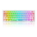 【30日限定クーポン配布】REDRAGON レッドラゴンFIZZ RGB ゲーミングキーボード クリスタル 英語コンパクト クリア軸 K617CT-RGBTI(...