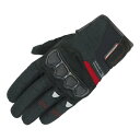 【15日は24時間限定クーポン配布】ROUGH&ROAD ラフアンドロードナックルガードグローブ ブラック/レッド L サイズ RR8030BK/RD3(259...