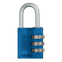 【9日20時〜限定クーポン!】ABUS アバスナンバー可変式南京錠 145/30 ブルー ABUS14530BL(2590291)(3)