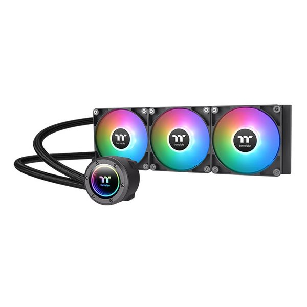 【20日は24時間限定クーポン配布！】Thermaltake サーマルテイクTH360 ARGB Sync V2 CPU 水冷クーラー ブラック 360cm RGB CL-W362-PL12SW-A(2588654)送料無料