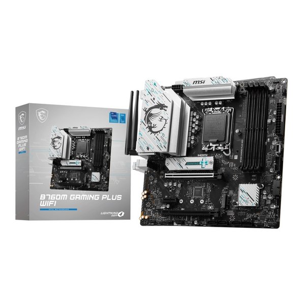 【20日は24時間限定クーポン配布！】MSI エムエスアイDOS/Vマザーボード ゲーミング WIFI B760MGAMINGPLUSWIFI(2608796)代引不可 送料無料
