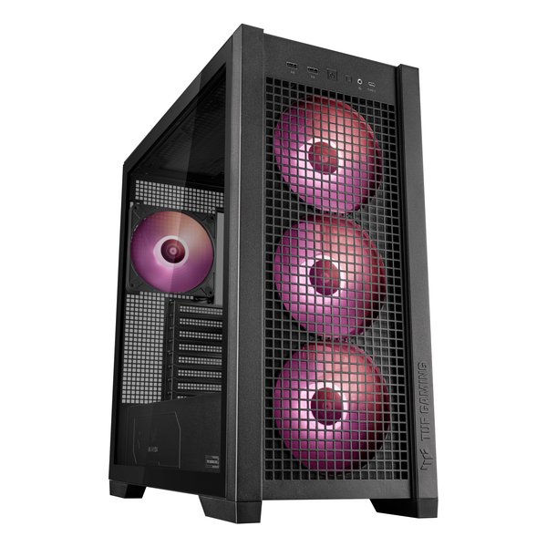 【18日は24時間限定クーポン配布！】ASUS エイスースTUF GAMING GT302 ARGB BTF 裏配線 PCケース ブラック TUFGAMINGGT302ARGBBLACK(2609123)送料無料