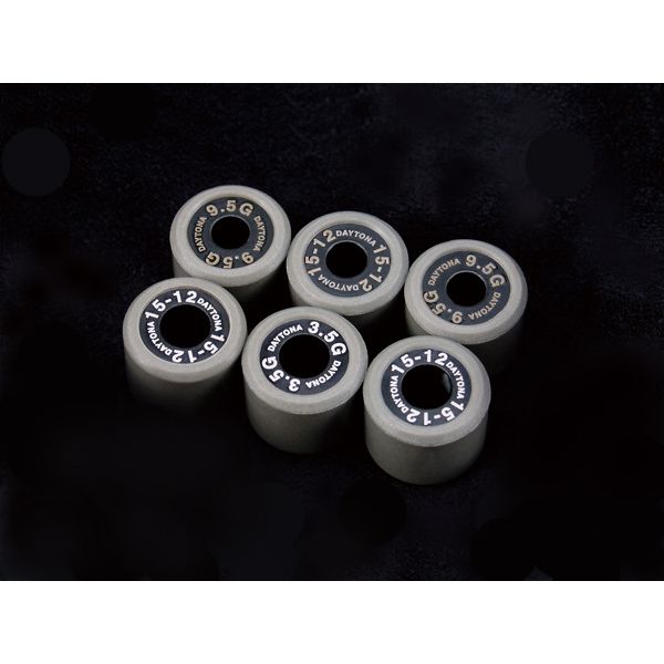【15日は24時間限定クーポン配布！】DAYTONA デイトナDWRウエイトローラー3個セット φ20×15mm×19g PCX/LEAD125/アドレスV125系 D90517(2357964)代引不可