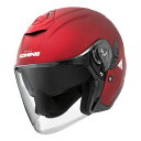 【15日は24時間限定クーポン配布】KOMINE コミネバイク用 FL コンポジット FRP ジェットヘルメット マットメタルレッド/Lサイズ HK-172/M...