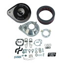 【15日限定クーポン配布】S&S Cycle Inc(エスアンドエスサイクル)クラシックティアドロップ エアクリーナーキット グロスブラック 170-0307E(2625039)代引不可 送料無料