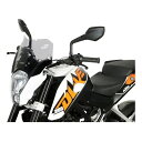 【15日は24時間限定クーポン配布】MRA(エムアールエー)スクリーン スポイラー スモーク 390 DUKE/200 DUKE/125 DUKE 11-16 ...