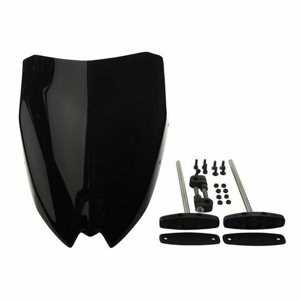 【18日は24時間限定クーポン配布！】MRA（エムアールエー）スクリーン スポイラー ブラック SV650 ABS 16-24 4025066156801(2626471)代引不可 送料無料
