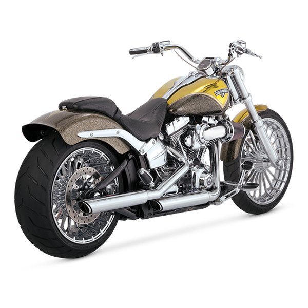 VANCE&HINES（バンスアンドハインズ）TwinSlash 3in PCX S/O ツインスラッシュ 3インチ スリップオン クローム マフラー 16335(2635883)代引不可 送料無料