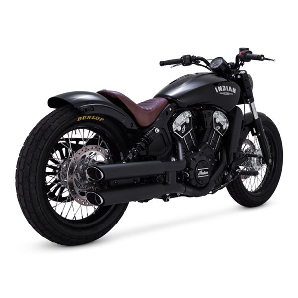 VANCE&HINES（バンスアンドハインズ）TwinSlash PCX 3in S/O ツインスラッシュ 3インチ スリップオン ブラック マフラー 1801-1533(2630481)代引不可 送料無料