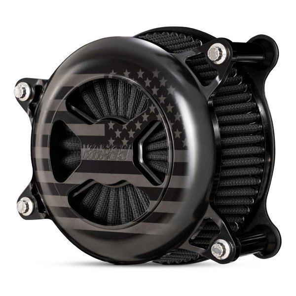 【15日は24時間限定クーポン配布！】VANCE&HINES（バンスアンドハインズ）VO2 エアインテイク America アメリカ ブラック M8 17-22 42045FG(2630506)代引不可 送料無料