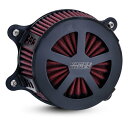 VANCE&HINES(バンスアンドハインズ)VO2 エアインテイク Radiant V レイディエントファイブ ブラック TOURING 08-16 4146...