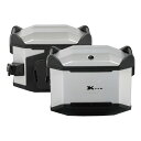 【9日20時〜限定クーポン!】HEPCO&BECKER(ヘプコアンドベッカー)XCEED サイドケースセット シルバー HBS-XCD-SS-S(2630987...