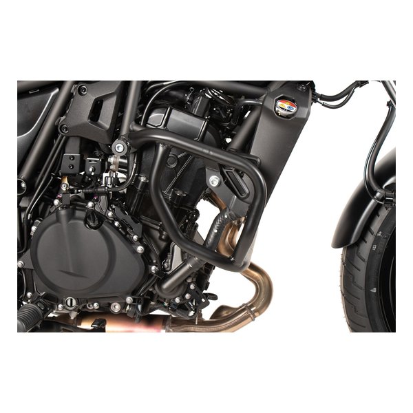 【スーパーSALE限定クーポンあり！】HEPCO&BECKER（ヘプコアンドベッカー）エンジンガード ブラック Eliminator500/400/SE 24 50125520001(2631150)代引不可 送料無料