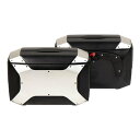 【9日20時〜限定クーポン!】HEPCO&BECKER(ヘプコアンドベッカー)サイドケース Xコア C-Bowサイドキャリア用 左右セット ブラック/シルバー ...
