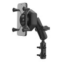 【19日20時〜数量限定クーポン配布】RAM MOUNTS ラムマウント防振Xグリップ S &マスターシリンダークランプセット 標準アーム U字ボルト付 RAM...