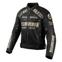 YeLLOW CORN イエローコーンバイク用 秋冬 YB4305 ウインタージャケット ブラック/アイボリー/LLサイズ YB-4305/BLACK/IVORY/LL(2637141)送料無料