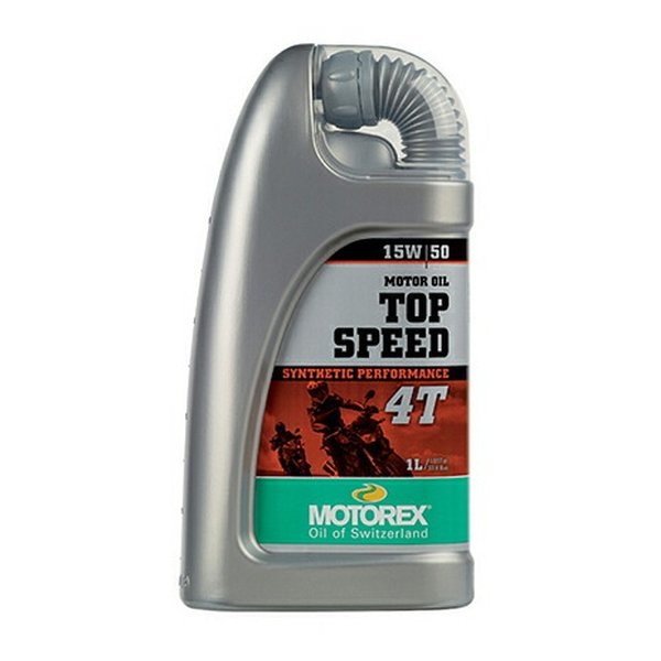 【4日20時〜要エントリーで最大6000Pキャンペーン】motorex モトレックス4ストオイル TOP SPEED 4T 15W50 1L D97800(2456675)代引不可 送料無料