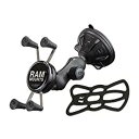【19日20時〜数量限定クーポン配布】RAM MOUNTS ラムマウントXグリップ S &サクションベースセット ショートアーム/プラ RAP-B-166-2-...