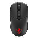 【25日は24時間限定クーポン配布!】MSI エムエスアイワイヤレス ゲーミングマウス 軽量/60g/有線/無線/左右対称/ブラック VERSA 300 WIR...