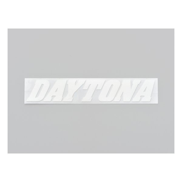 【20日は24時間限定クーポン配布！】DAYTONA デイトナステッカー ブランドロゴ 抜き文字 155×30mm ホワイト D21197(2509391)代引不可(2)