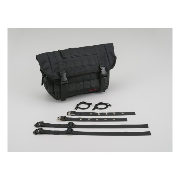 【20日は24時間限定クーポン配布】DAYTONA デイトナサイドバッグ 6L インナー防水 マフラー側対応 サドルバッグWR DHS-33 ブラック 34199(2558615)代引不可 送料無料