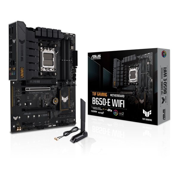 【5日は24時間限定クーポン配布】ASUS エイスースマザーボード AMDRyzen7000シリーズ/AM5対応/B650搭載/ATX TUF GAMING B650-E WIFI(2615619)送料無料