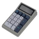 【19日20時~数量限定クーポン配布】DENTEN(デンテン)テンキー配列計算器 電卓+テンキー Bluetooth/USB接続/充電式/茶軸/ネイビー+ブルー DENTEN 電卓テンキー 茶軸(2614011)送料無料
