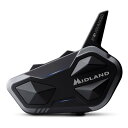 【9日20時〜限定クーポン!】MIDLAND ミッドランドBTR1 Plus インターカム シングルパック パラスト対応/6人まで通話可能/ブラック QQ1LI...