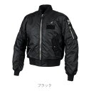 【30日は24時間限定クーポン配布】FlagshiP(フラッグシップ)バイク用 秋冬 パーソナルMA-1 ブラック/LLサイズ FJ-W212/ブラック/LL(2613915)送料無料