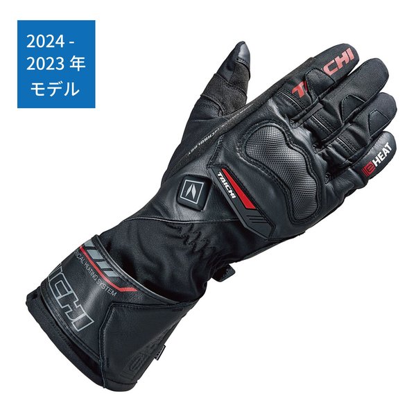 【5日は24時間限定クーポン配布】RS-Taichi アールエスタイチe-HEAT プロテクション グローブ BLACK/RED Mサイズ RST655BK11M(2580951)代引不可 送料無料