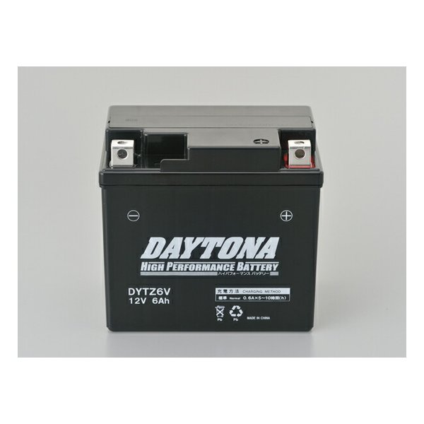 【11/1ポイント2倍&クーポン配布】DAYTONA デイトナバッテリー ハイパフォーマンスバッテリー DYTZ6V D98308(2495624)代引不可 送料無料