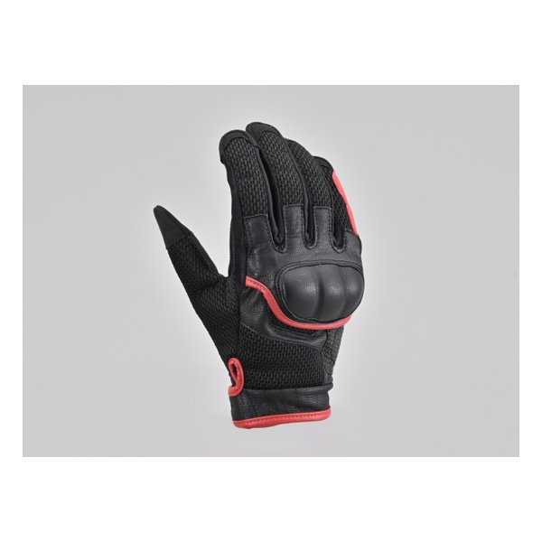 【1日は24時間限定クーポン配布】DAYTONA デイトナDG-009 ショートエアフロー メッシュグローブ 春夏 スマホ対応 レッド Sサイズ 45970(2590122)代引不可 送料無料