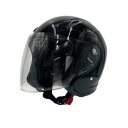 【30日限定クーポン配布】山城 YAMASIRO ヤマシロバイク用 ジェットヘルメット ブラック/XLサイズ YH-004/BLACK/XL(2642616)送...